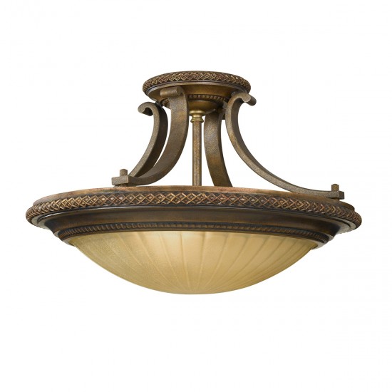 Plafoniera Kelham Hall Feiss de la Elstead E27, Bronz, Fe-Kelham-Hall-Sf, UK