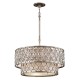 Candelabru Lucia Feiss de la Elstead E27, Argintiu, Fe-Lucia-P-E-2Tr, UK