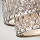 Candelabru Lucia Feiss de la Elstead E27, Argintiu, Fe-Lucia-P-E-2Tr, UK