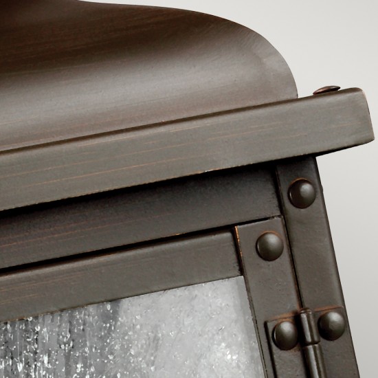 Aplica Exterior Pediment Feiss de la Elstead E14, Cupru, Fe-Pediment-S, UK