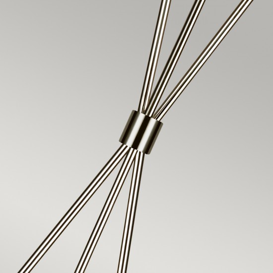 Lampadar Penny Feiss de la Elstead E27, Nichel, Fe-Penny-Fl-Pn, UK