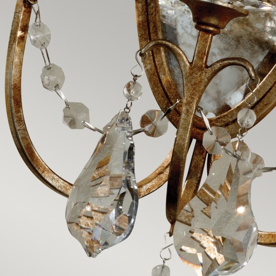 Aplica Valentina Feiss de la Elstead E14, Alama, Fe-Valentina-W3, UK