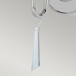 Aplica Finsbury Park de la Elstead E14, Nichel, Fp1-Pol-Nickel, UK