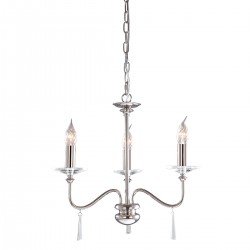 Candelabru Finsbury Park de la Elstead E14, Nichel, Fp3-Pol-Nickel, UK