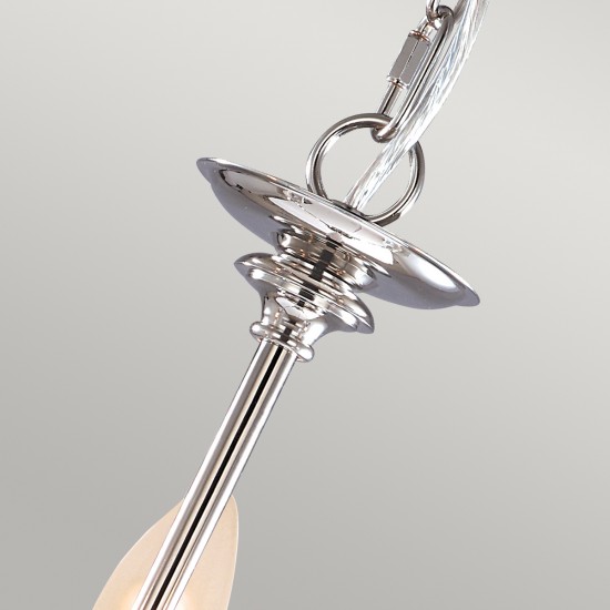 Candelabru Finsbury Park de la Elstead E14, Nichel, Fp3-Pol-Nickel, UK