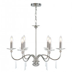 Candelabru Finsbury Park de la Elstead E14, Nichel, Fp6-Pol-Nickel, UK