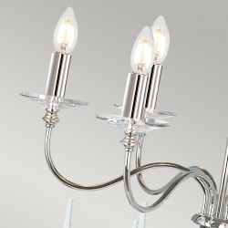 Candelabru Finsbury Park de la Elstead E14, Nichel, Fp6-Pol-Nickel, UK