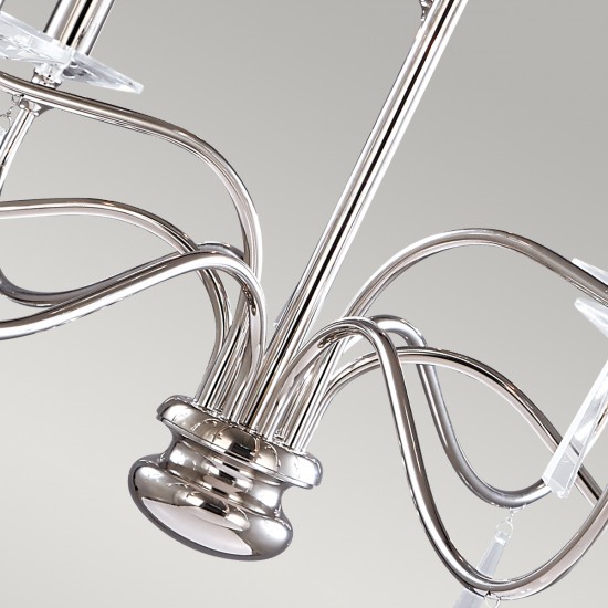 Candelabru Finsbury Park de la Elstead E14, Nichel, Fp9-Pol-Nickel, UK