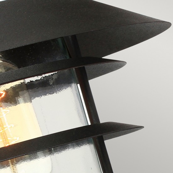 Aplica Exterior Helsingor de la Elstead E27, Negru, Helsingor-Bk, UK