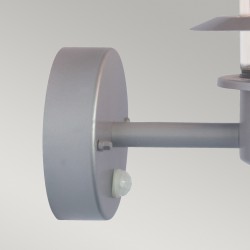 Aplica Exterior Helsingor de la Elstead E27, Argintiu, Helsingor-Pir, UK