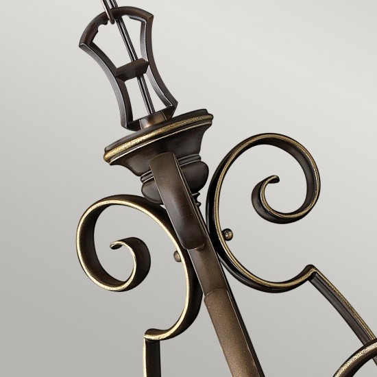 Candelabru Cello Hinkley de la Elstead E27, Bronz, Hk-Cello3, UK
