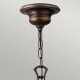 Candelabru Cello Hinkley de la Elstead E27, Bronz, Hk-Cello6, UK