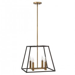 Pendul Fu Lighton Hinkley de la Elstead E14, Bronz, Hk-Fulton-4P, UK