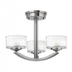 Lustra Plafon Meridian Hinkley de la Elstead G9, Nichel, Hk-Meridian-Sf, UK