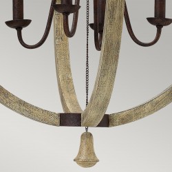 Candelabru Middlefield Hinkley de la Elstead E14, Ruginiu, Hk-Middlefieldp4, UK