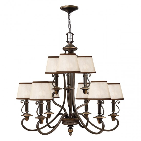 Candelabru Plymouth Hinkley de la Elstead E14, Bronz, Hk-Plymouth9, UK