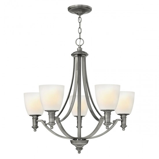 Candelabru Truman Hinkley de la Elstead E27, Nichel, Hk-Truman5, UK