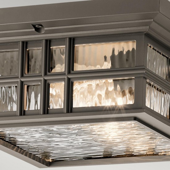 Plafoniera Exterior Beacon Square Kichler de la Elstead E27, Bronz, Kl-Beacon-Square-F-Oz, UK