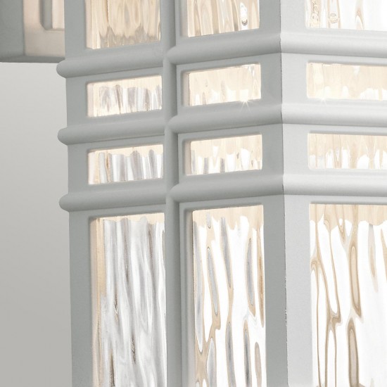 Aplica Exterior Beacon Square Kichler de la Elstead E27, Alb, Kl-Beacon-Square-S-Wht, UK