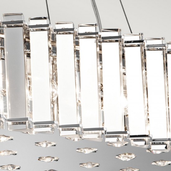 Suspensie Crystal Skye Kichler de la Elstead G9, Crom, Kl-Crystal-Skye-I-L, UK