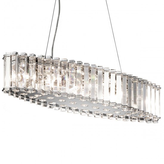 Suspensie Crystal Skye Kichler de la Elstead G9, Crom, Kl-Crystal-Skye-Isle, UK