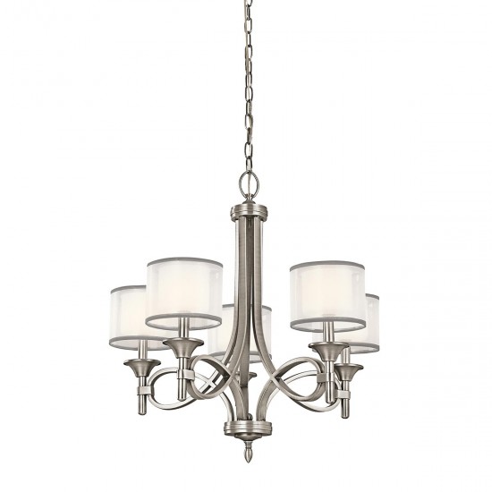 Candelabru Lacey Kichler de la Elstead E14, Argintiu, Kl-Lacey5-Ap, UK