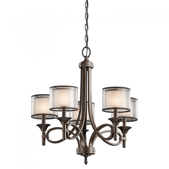Candelabru Lacey Kichler de la Elstead E14, Bronz, Kl-Lacey5-Mb, UK