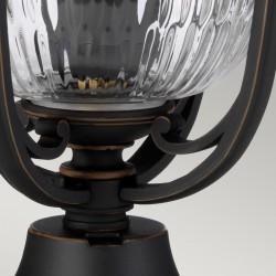 Stalp Luverne Kichler de la Elstead E27, Negru, Kl-Luverne3-M, UK
