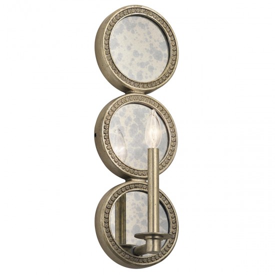 Aplica Rosalie Kichler de la Elstead E14, Auriu, Kl-Rosalie1, UK