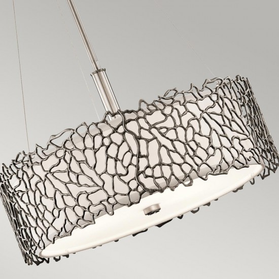 Suspensie Silver Coral Kichler de la Elstead E27, Argintiu, Kl-Silver-Coral-P-A, UK