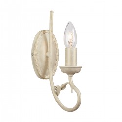 Aplica Olivia de la Elstead E14, Ivory, Ov1-Ivory-Gold, UK