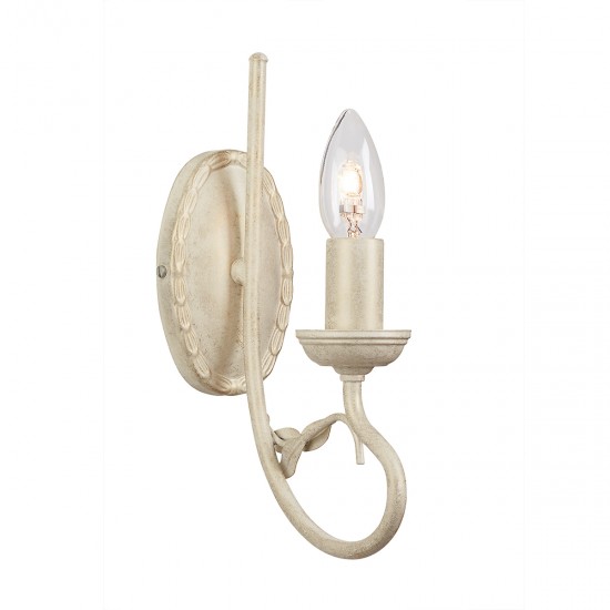 Aplica Olivia de la Elstead E14, Ivory, Ov1-Ivory-Gold, UK