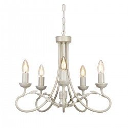 Candelabru Olivia de la Elstead E14, Ivory, Ov5-Ivory-Gold, UK
