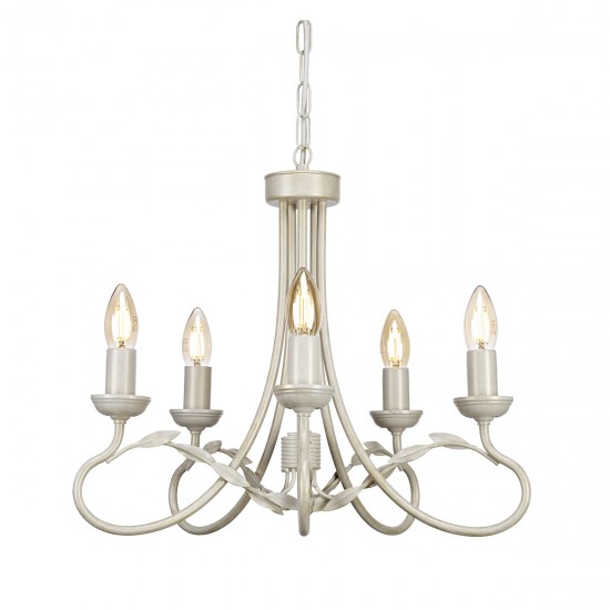 Candelabru Olivia de la Elstead E14, Ivory, Ov5-Ivory-Gold, UK