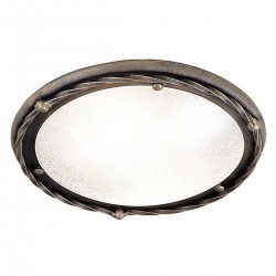 Plafoniera Pembroke de la Elstead E27, Auriu, Pb-F-B-Blk-Gold, UK