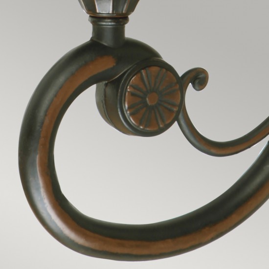 Aplica Exterior Philadelphia de la Elstead E14, Bronz, Ph1-L-Ob, UK