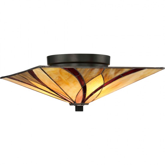 Veioza Asheville Quoizel de la Elstead E27, Bronz, Qz-Asheville-F, UK