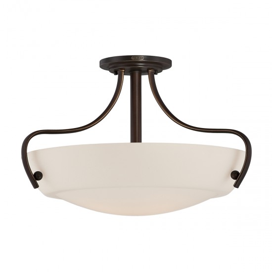 Plafoniera Chantilly Quoizel de la Elstead E27, Bronz, Qz-Chantilly-Sf3, UK