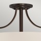 Plafoniera Chantilly Quoizel de la Elstead E27, Bronz, Qz-Chantilly-Sf3, UK
