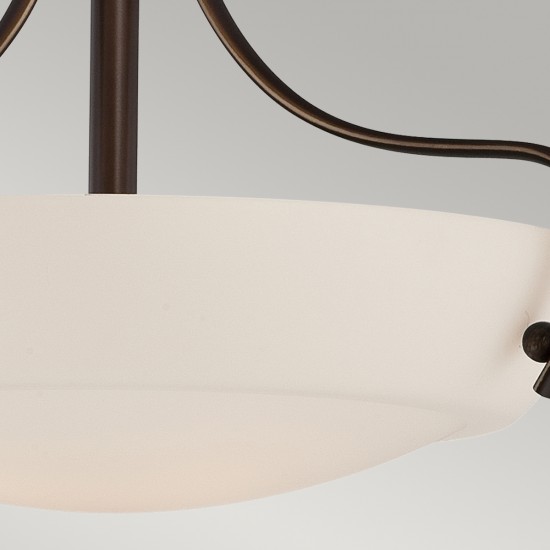 Plafoniera Chantilly Quoizel de la Elstead E27, Bronz, Qz-Chantilly-Sf3, UK