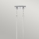 Suspensie Emery Quoizel de la Elstead E27, Argintiu, Qz-Emery3P-Is, UK
