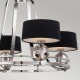 Candelabru Uptown Gotham Quoizel de la Elstead G9, Argintiu, Qz-Gotham4, UK