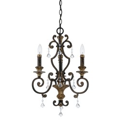 Candelabru Marquette Quoizel de la Elstead E14, Bronz, Qz-Marquette3, UK