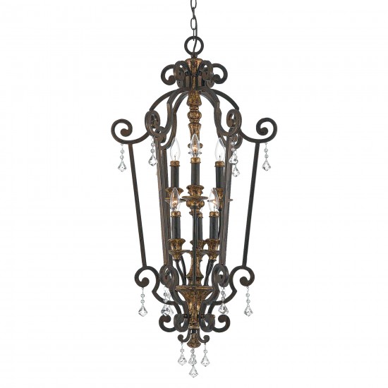 Candelabru Marquette Quoizel de la Elstead E14, Bronz, Qz-Marquette6-B, UK