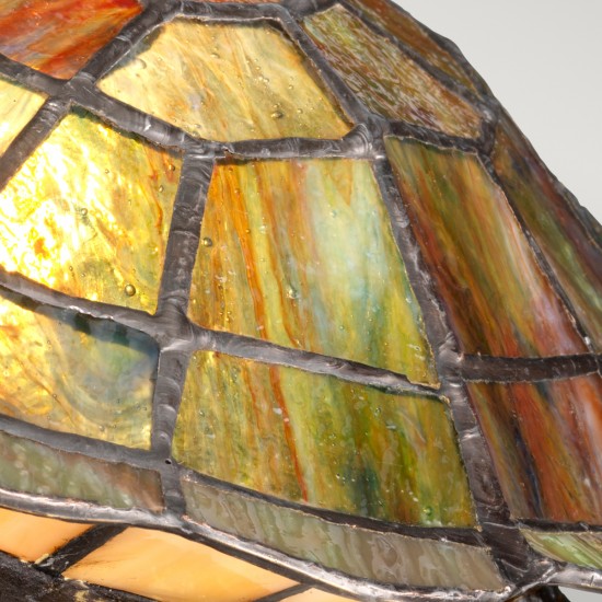 Veioza Tiffany Animal Lamps Quoizel de la Elstead G9, Multicolor, Qz-Sawback-Tl, UK