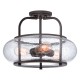 Plafoniera Trilogy Quoizel de la Elstead E27, Bronz, Qz-Trilogy-Sf-M, UK