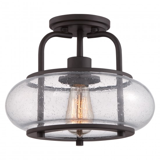 Plafoniera Trilogy Quoizel de la Elstead E27, Bronz, Qz-Trilogy-Sf-S, UK