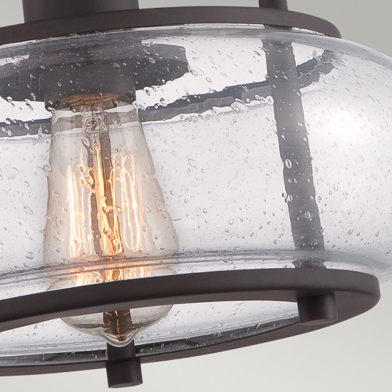 Plafoniera Trilogy Quoizel de la Elstead E27, Bronz, Qz-Trilogy-Sf-S, UK