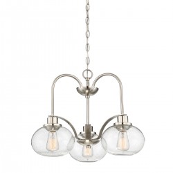 Candelabru Trilogy Quoizel de la Elstead E27, Nichel, Qz-Trilogy3-Bn, UK