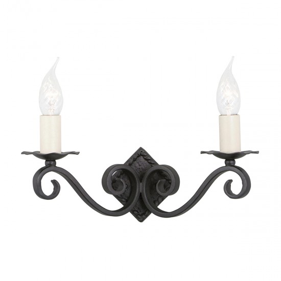 Aplica Rectory de la Elstead E14, Negru, Ry2A-Black, UK